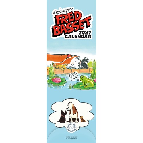 Fred basset slim calendar - slim,