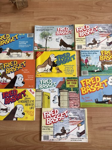 Fred basset comic books - fred,